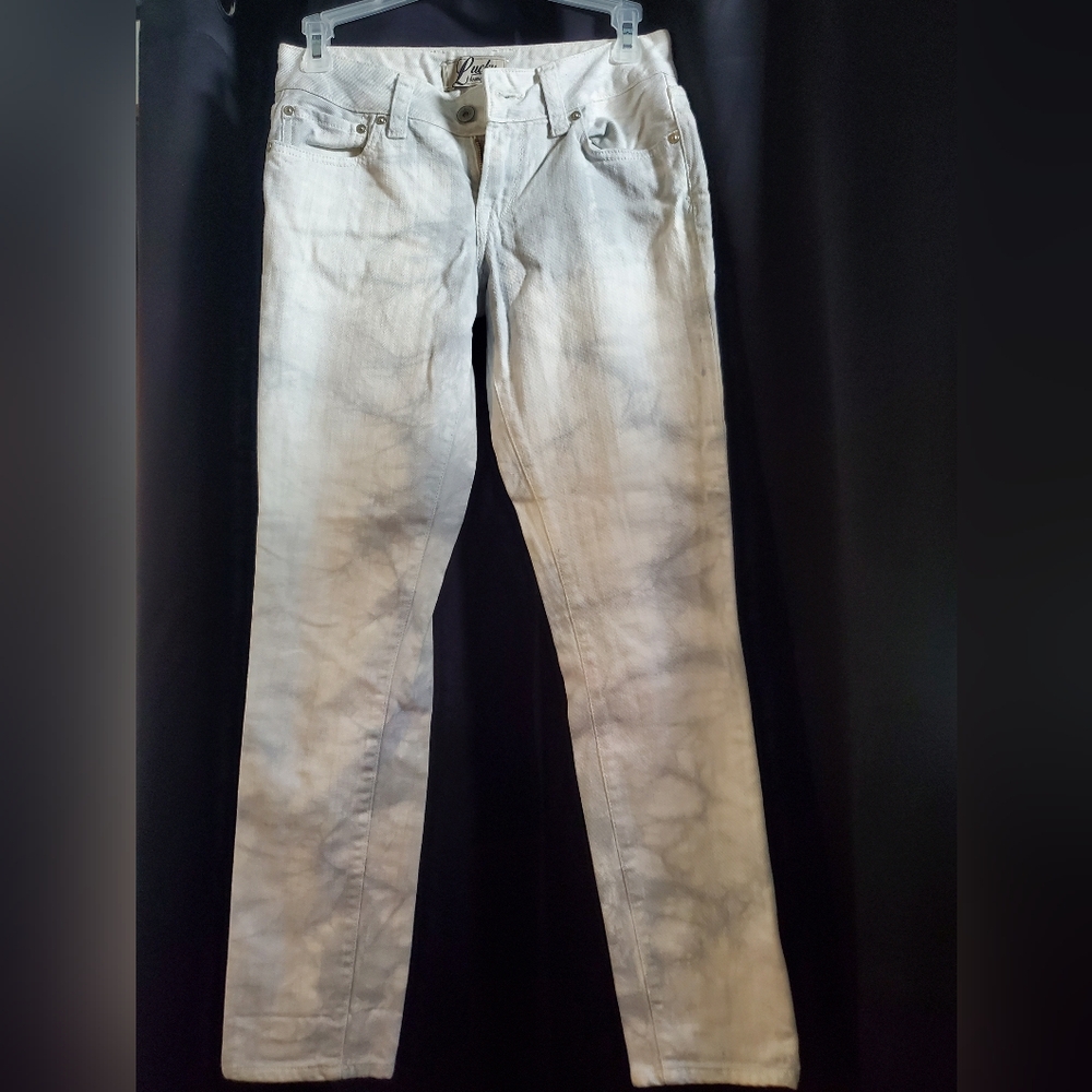 Lucky Brand Jeans 0/25 off white pattern EUC